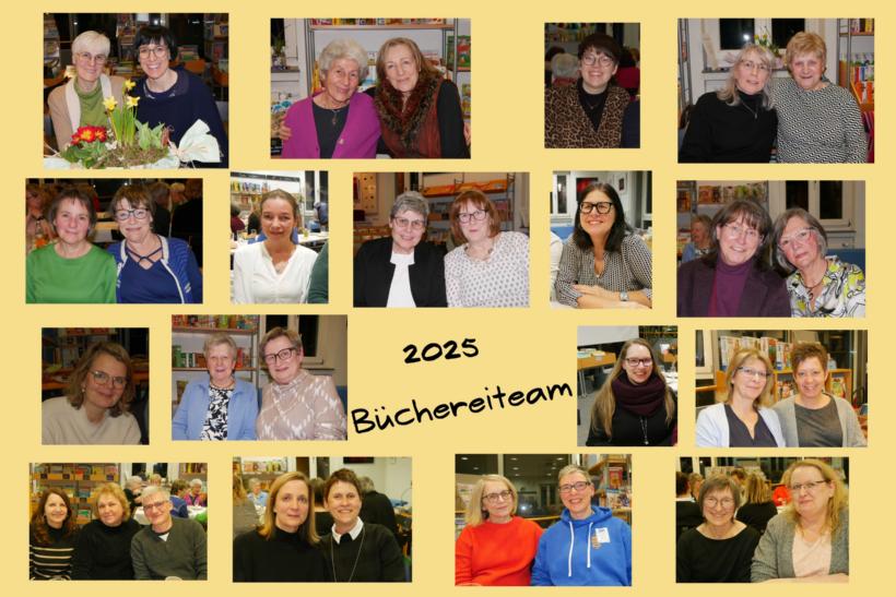 Gruppenbild des Büchereiteams  aus dem Jahr 2025