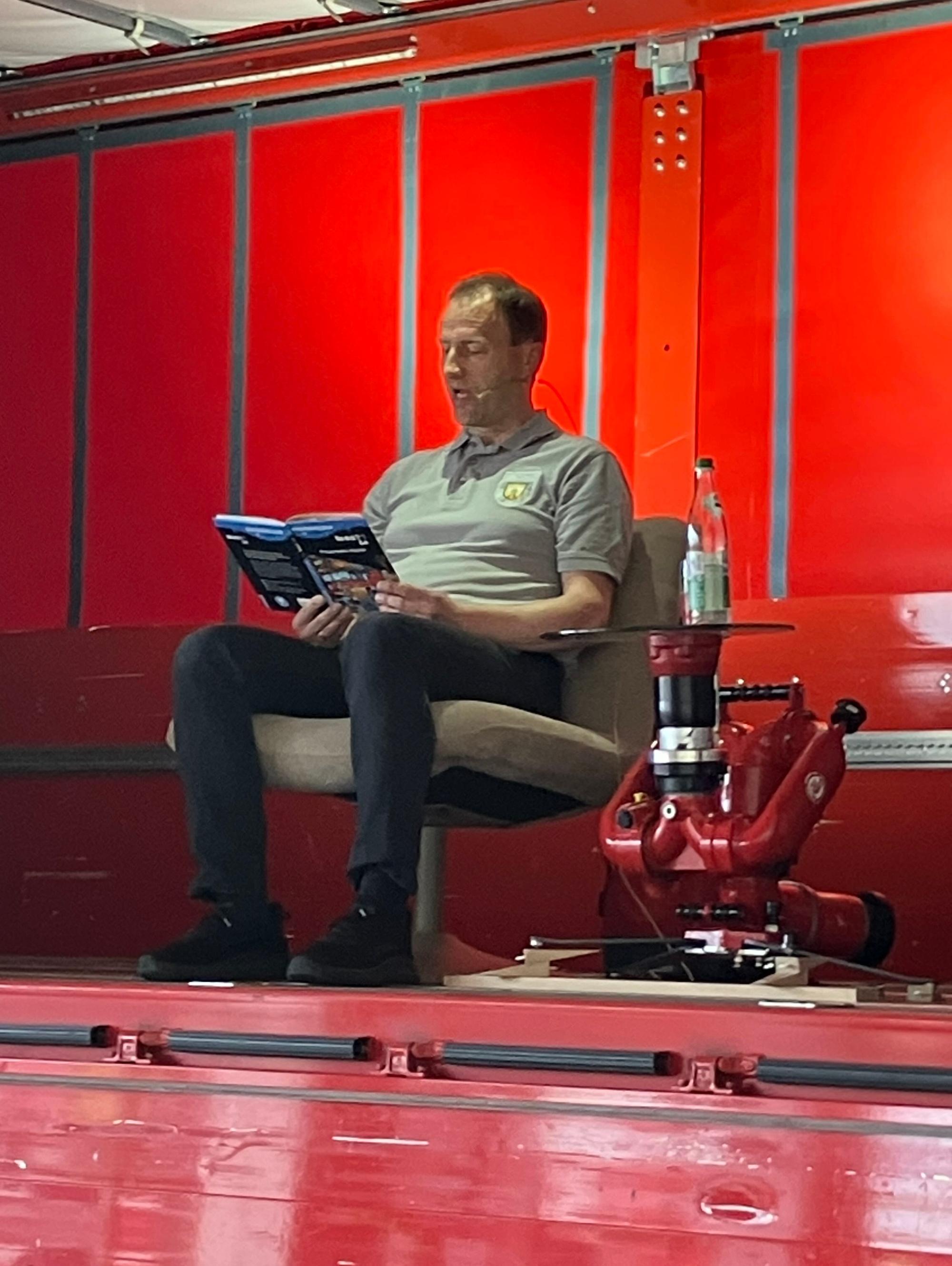 Stefan Groh, Feuerwehr Hallstadt