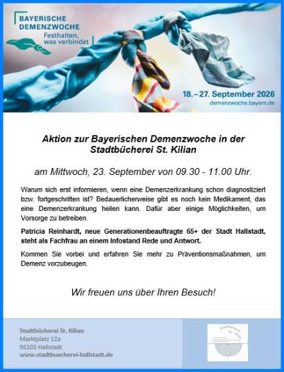 Plakat Bayerische Demenzwoche