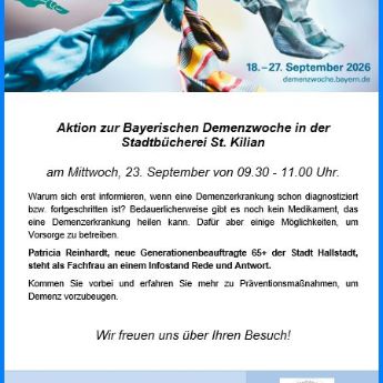 Plakat Bayerische Demenzwoche