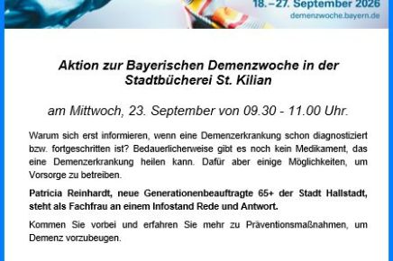 Plakat Bayerische Demenzwoche
