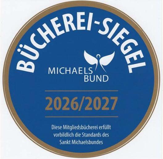 Büchereisiegel in Gold
