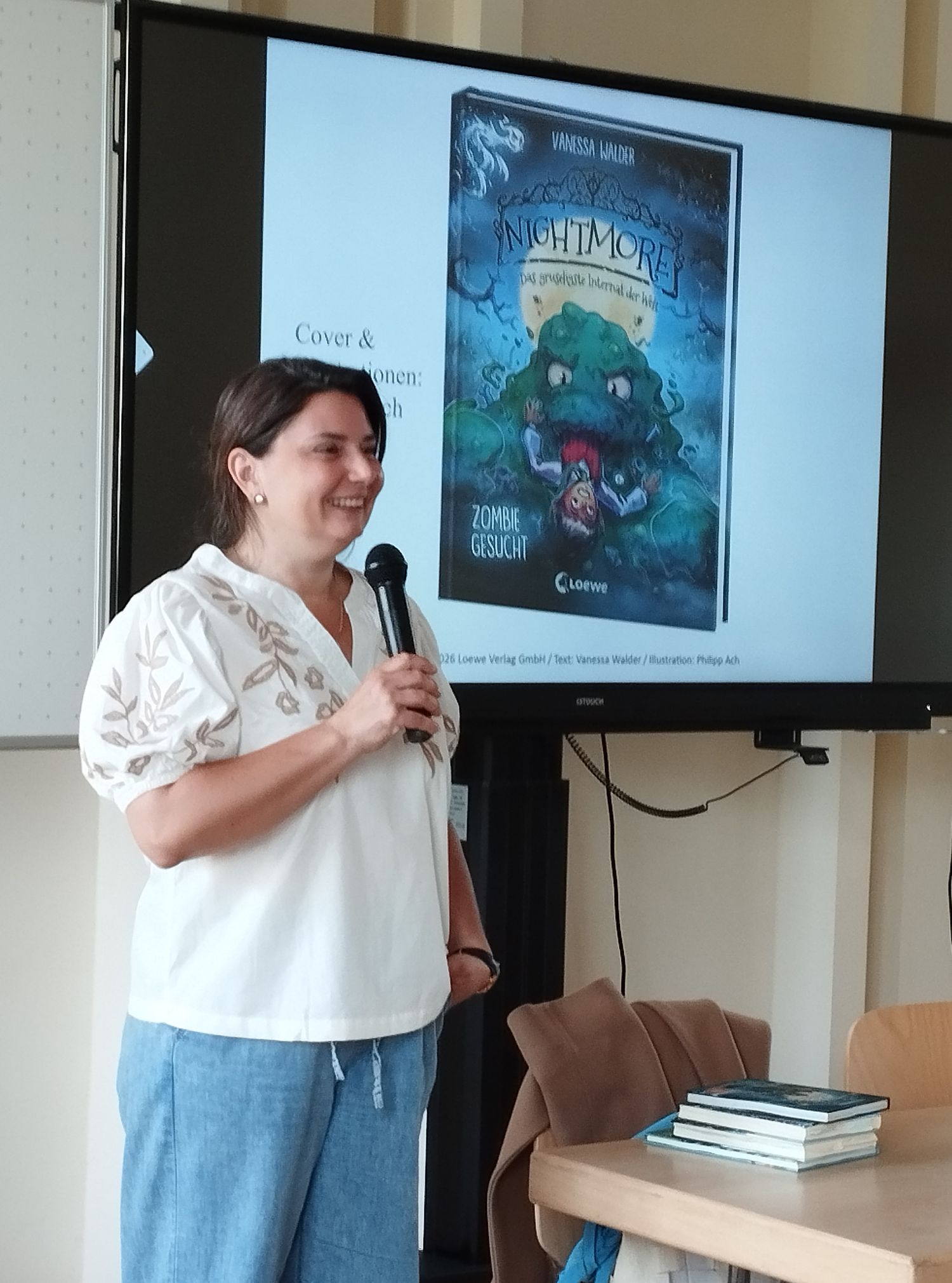 Lesung mit Vanessa Walder in der Schule