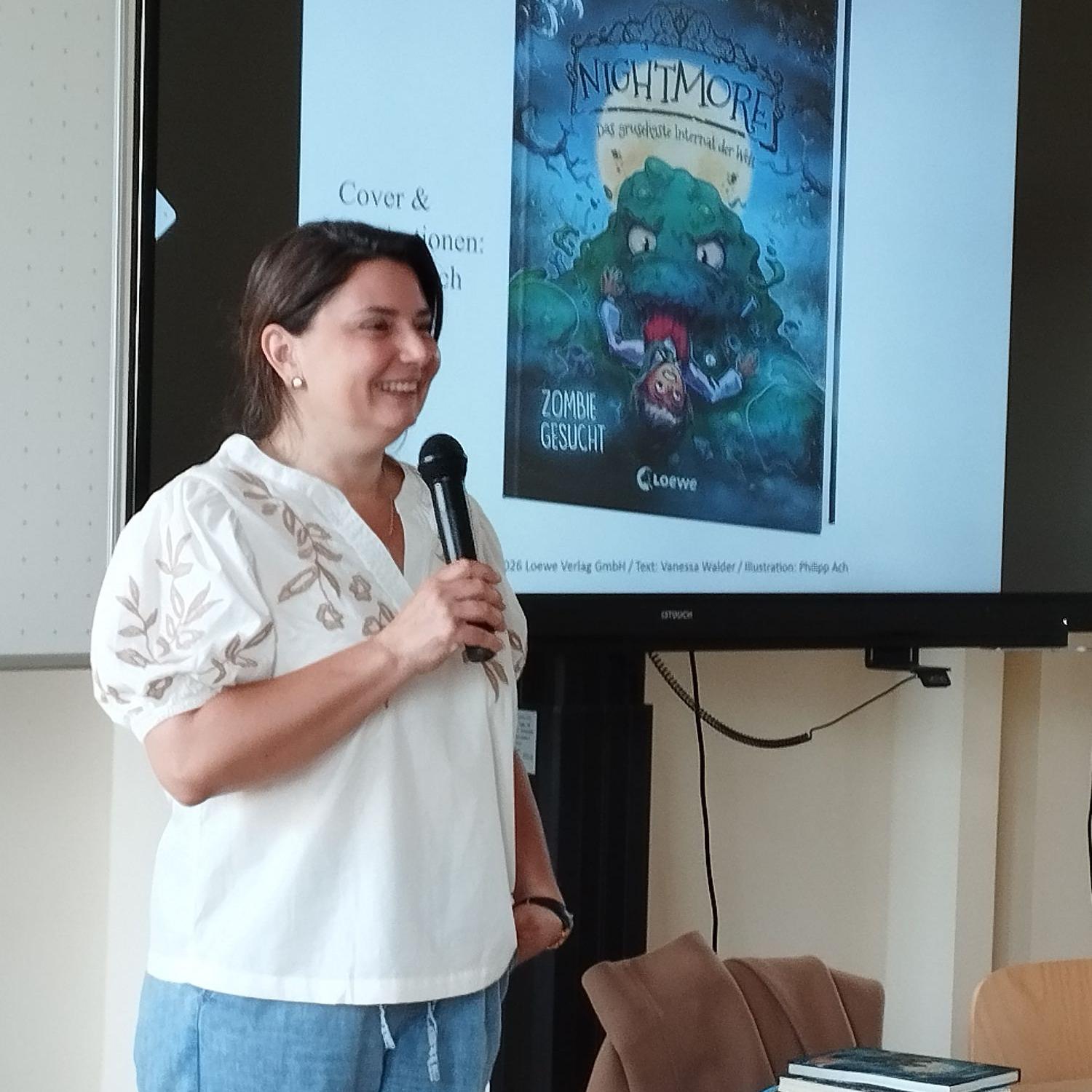 Lesung mit Vanessa Walder in der Schule