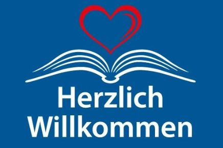 Willkommen Schild