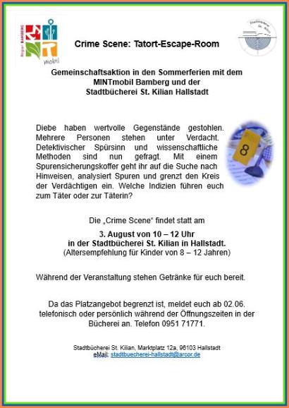 Crime Scene: Tatort-Escape-Room